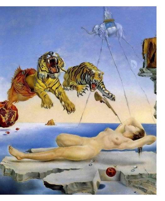 Dali Painting of a Dream Scene